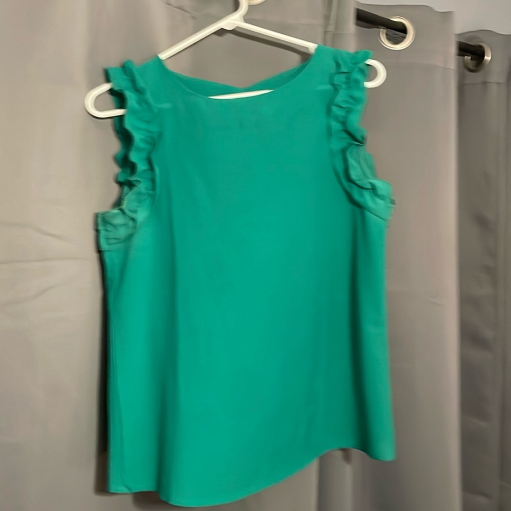 Green blouse
